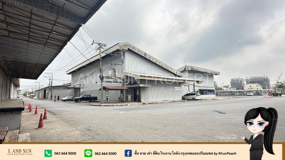 For RentWarehouseRama3 (Riverside),Satupadit : Warehouse for rent, Rama 3, 700 sq m./850 sq m./2,000 sq m. Trailer can enter and exit, suitable for a distribution center/food central kitchen.