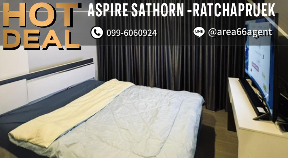 For SaleCondoThaphra, Talat Phlu, Wutthakat : 🔥 For sale!! Condo Aspire Sathorn-Ratchapruek