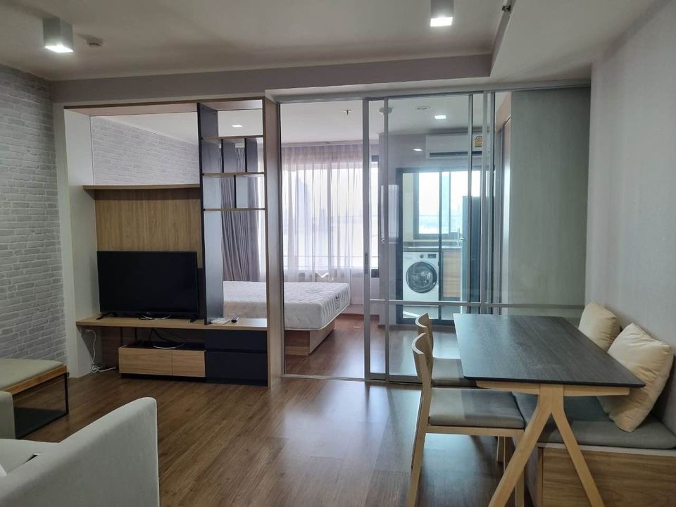 For RentCondoRama3 (Riverside),Satupadit : 🌿☘️ ✦U Delight Residence Riverfront✦ Condo with good view 😍seeing the Chao Phraya River, 1 bedroom, 40 sq m with complete amenities!⚡️