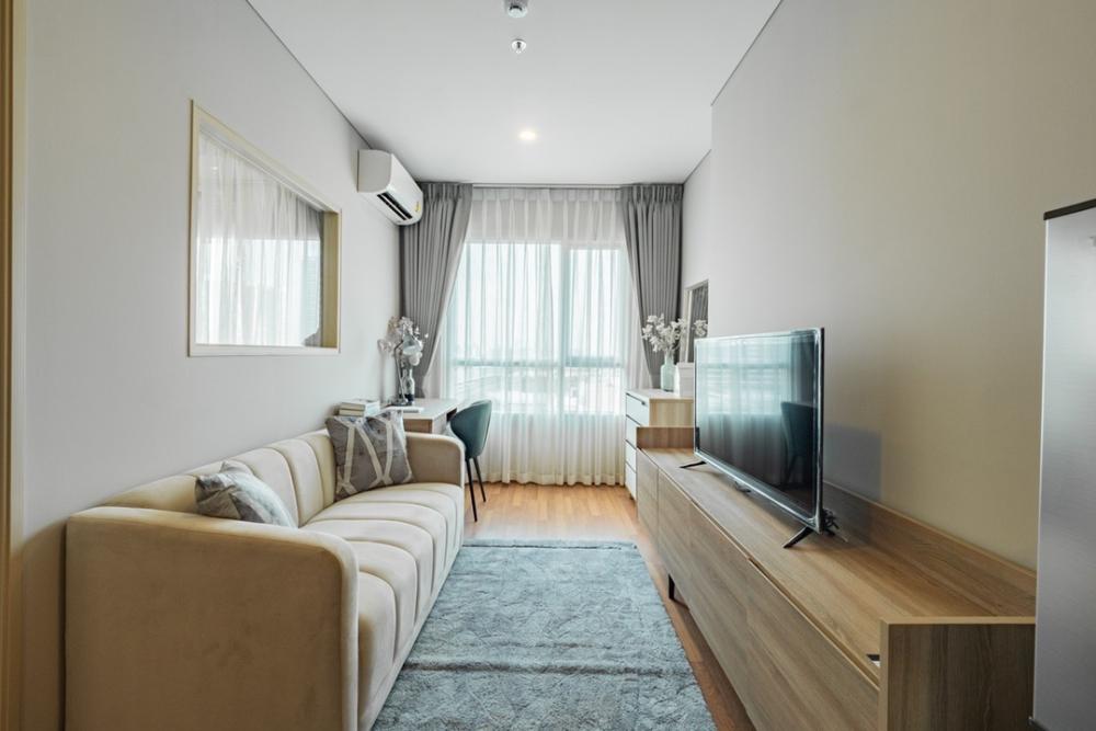 For SaleCondoBang Sue, Wong Sawang, Tao Pun : Condo for sale Lumpini Place Tao Poon Interchange, near MRT Tao Poon, fully furnished, special price, 1 bedroom, size 28 sq m, free! Air conditioning free! Expenses on transfer day, convenient travel to Bang Sue, Prachachuen,