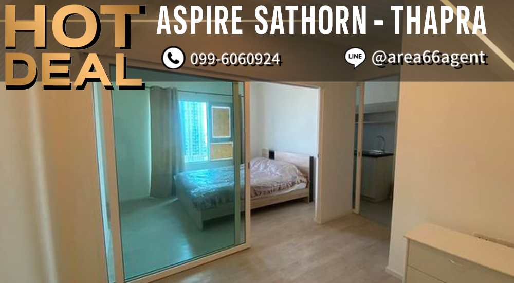 For SaleCondoThaphra, Talat Phlu, Wutthakat : 🔥 For sale!! Condo Aspire sathorn-thapra