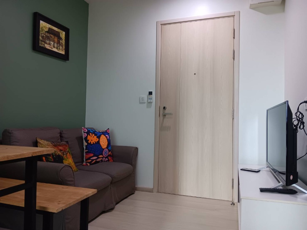 For RentCondoRama9, Petchburi, RCA : #For rent Condo Life Asoke near Makkasan Airport Link and MRT Phetchaburi - 1 bedroom, 1 bathroom - 12 floor, size 30 sq m. - Fully furnished, rental fee 16,000 baht