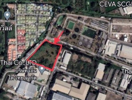 For RentLandLadkrabang, Suwannaphum Airport : Land for rent TS44Sell and rent Land for building a factory in Ladkrabang Industrial Estate, Zone 3, Ladkrabang, 5 rai 3 ngan 66 sq.wa.