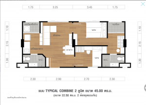 For RentCondoBang kae, Phetkasem : For rent, 2 bedrooms, Building E, shady, quiet, Lumpini Ville, Ratchaphruek, Bang Waek