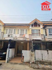 For SaleTownhouseMin Buri, Romklao : 2 storey townhouse for sale, Garden Suite The Indy Home project, Soi Misteen Ratpattana, Ramkhamhaeng, Sukhapiban 3 Road.