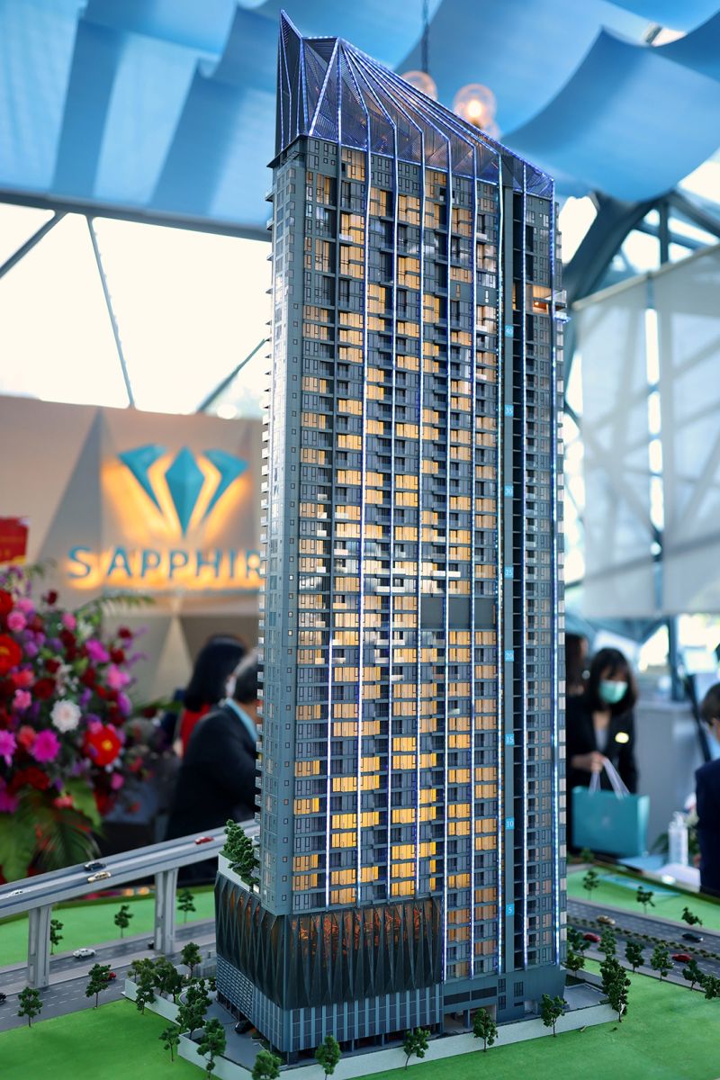 JRY เผยความคืบหน้า 90% Sapphire Luxurious Condominium สาทร-พระราม 3 ยืนหนึ่งลักชัวรี่วิวโค้งแม่น้ำเจ้าพระยา คุ้มค่าที่สุดบนทำเลพระราม 3