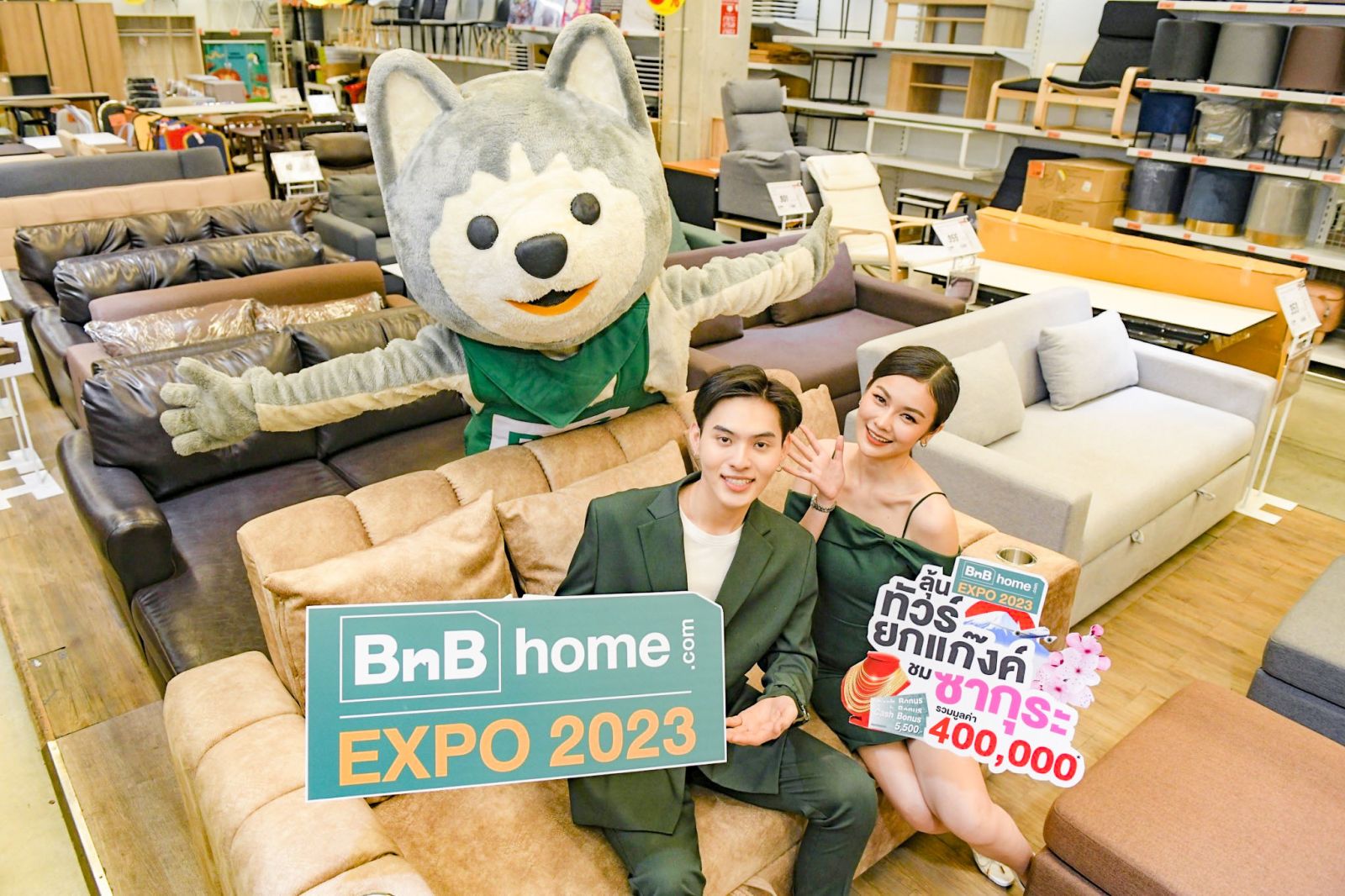 BnB home EXPO 2023 มหกรรมสินค้าเพื่อบ้าน เครื่องใช้ไฟฟ้า ครบจบที่เดียว  ลดแรง ลดยกใหญ่ สูงสุด 80% จัดหนัก ลุ้นทัวร์ชมซากุระญี่ปุ่น  ปักหมุดให้พร้อม 17-26 ก.พ.นี้ ที่ ไบเทค บางนา