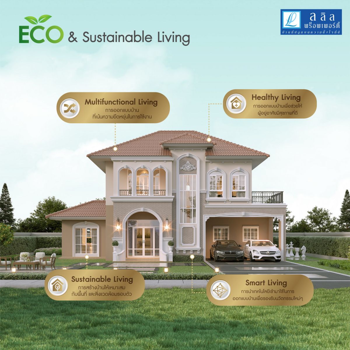 ลลิล พร็อพเพอร์ตี้ รุกพัฒนาองค์กรให้พร้อมรองรับเทรนด์ ECO & Sustainable Living