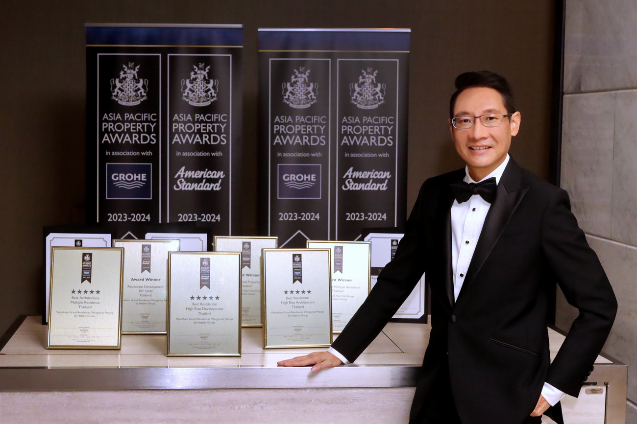 ‘ฮาบิแทท กรุ๊ป’ โชว์ความสำเร็จ 2 โครงการลักชัวรี่ คว้า 9 รางวัล บนเวที Asia Pacific Property Awards 2023 – 2024