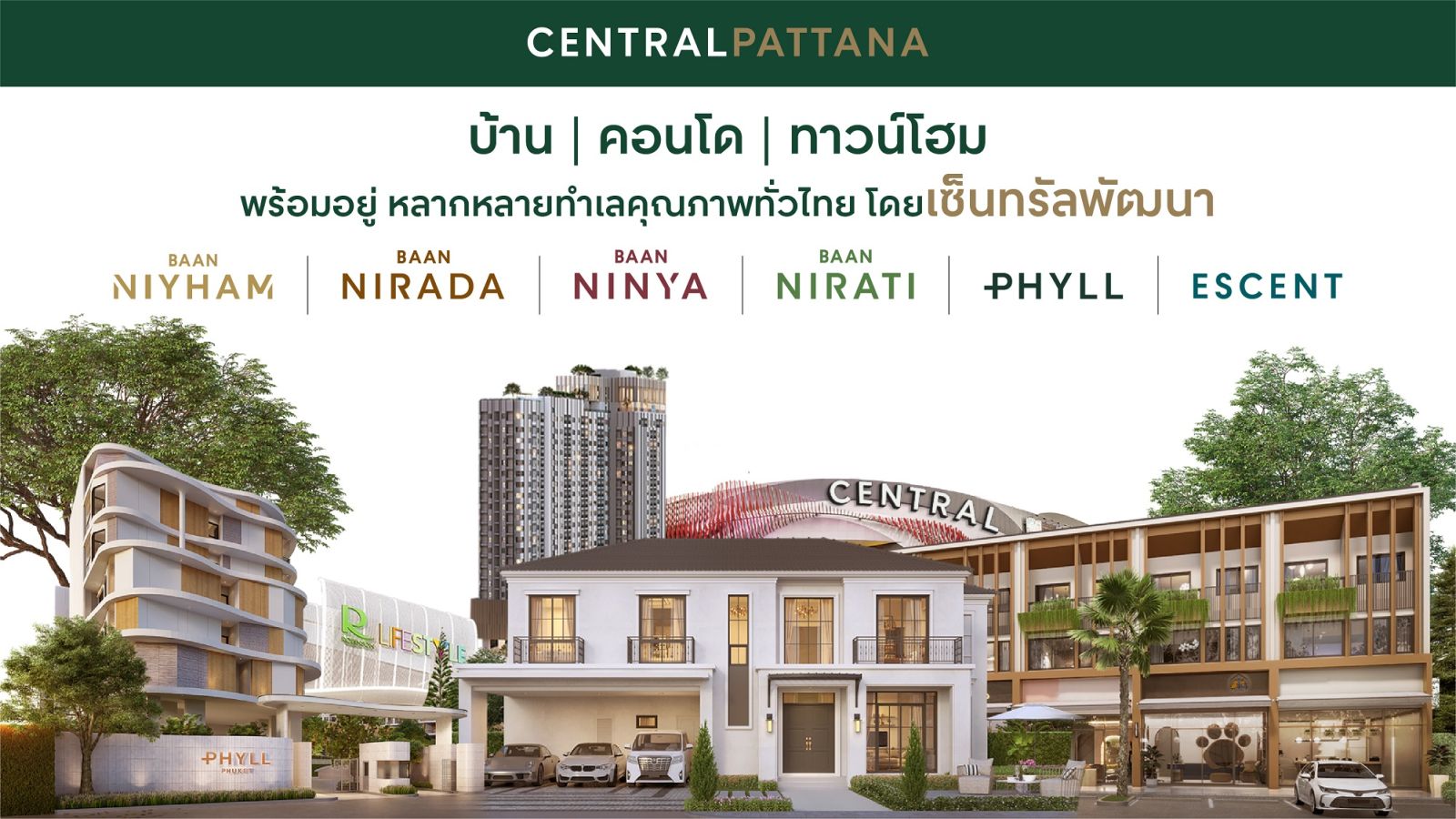 เซ็นทรัลพัฒนา เผยธุรกิจ Central Pattana Residence เติบโตต่อเนื่อง เดินหน้าเจาะตลาดลักซูรี ปั้นแบรนด์ “BAAN NIRADA” ในสไตล์ Modern European ราคาเริ่มประมาณ 20-30 ล้านบาท คาดปลายปี 66 ปิดยอดขายทั้งปีรวมกัน 6,000 ล้านบาท