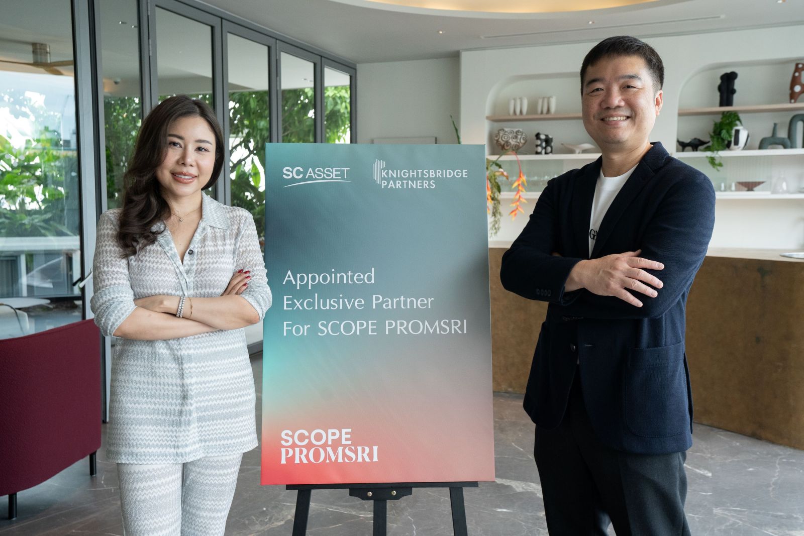 SC แต่งตั้ง ไนท์สบริดจ์ พาร์ทเนอร์ส เป็น Master Agent ดูแลโควตาต่างชาติของโครงการ “SCOPE Promsri Sukhumvit 49”