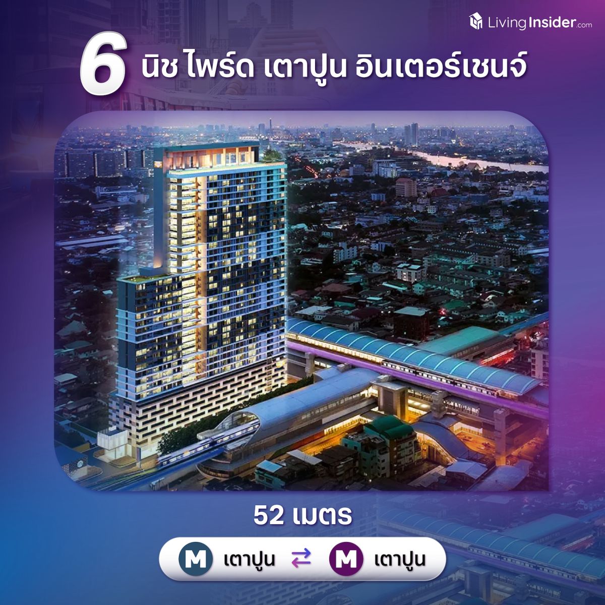 10 คอนโดพร้อมอยู่ ใกล้สถานี Interchange เชื่อมต่อการเดินทางรอบเมือง