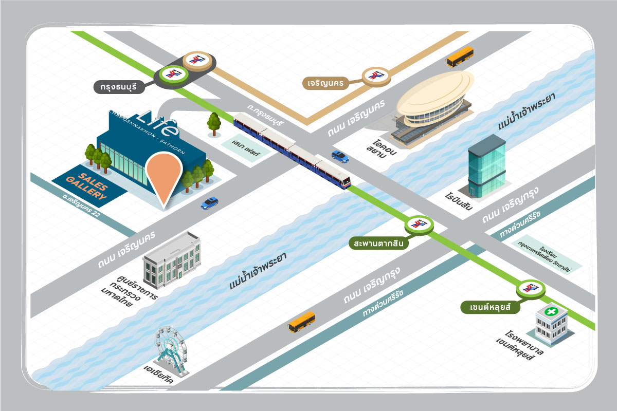 “LIFE เจริญนคร-สาทร” Beyond ไปอีกขั้นให้เป็นมากกว่าคอนโด ครั้งแรกท่ามกลางทัศนียภาพ 2 วิวแม่น้ำ บนทำเลติด CBD สาทร ก้าวข้ามทุกขีดจำกัดสู่ Enjoy Your ‘LIFE’ เริ่ม 3.69 ลบ.*