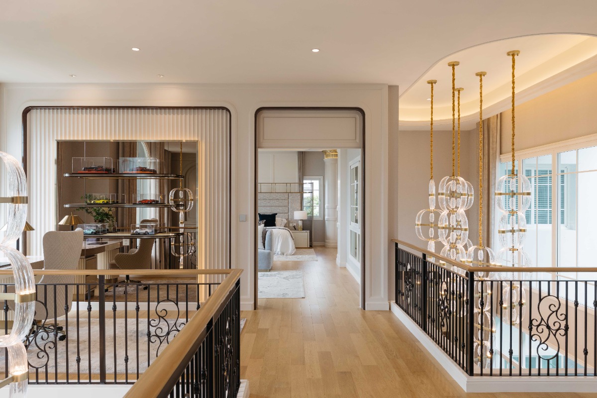 ห้องนั่งเล่น The Grand Riverfront ราชพฤกษ์-พระราม 5