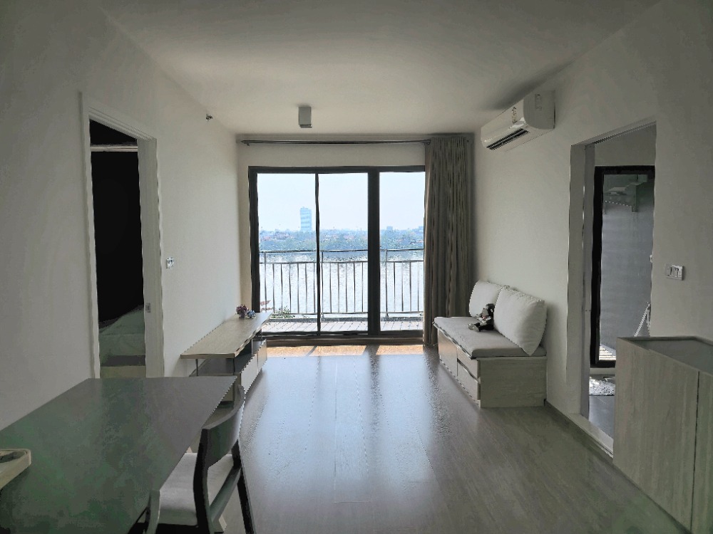 For SaleCondoRama3 (Riverside),Satupadit : Condo for sale U Delight Riverfront Rama 3, corner room, 55 sq m., Chao Phraya River view.