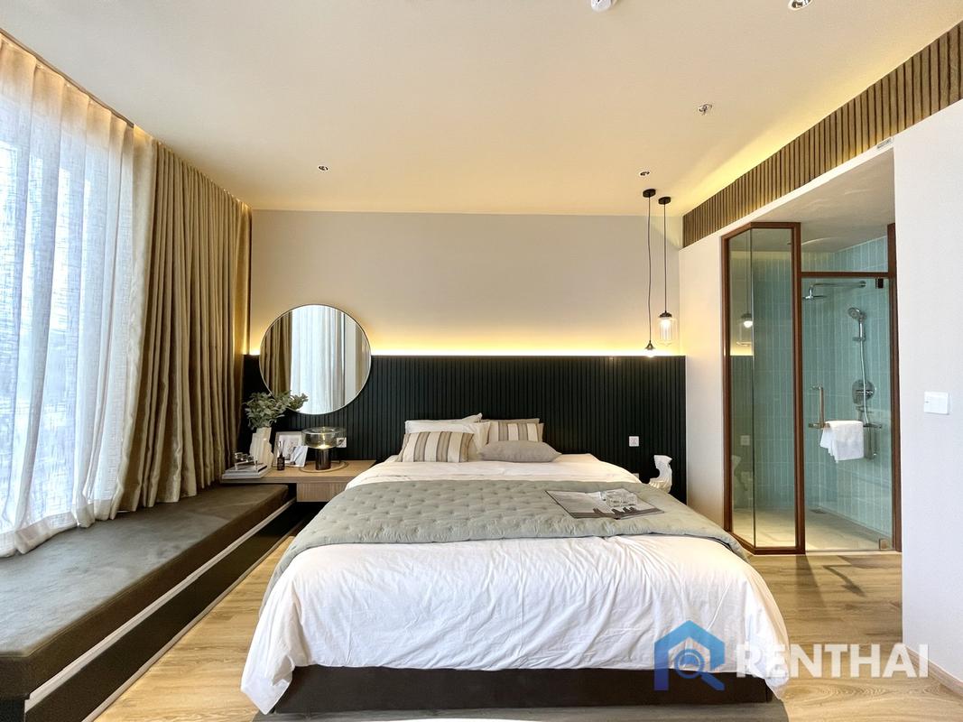 For SaleCondoPattaya, Bangsaen, Chonburi : For sale condo 1 bedroom at Arom Jomtien