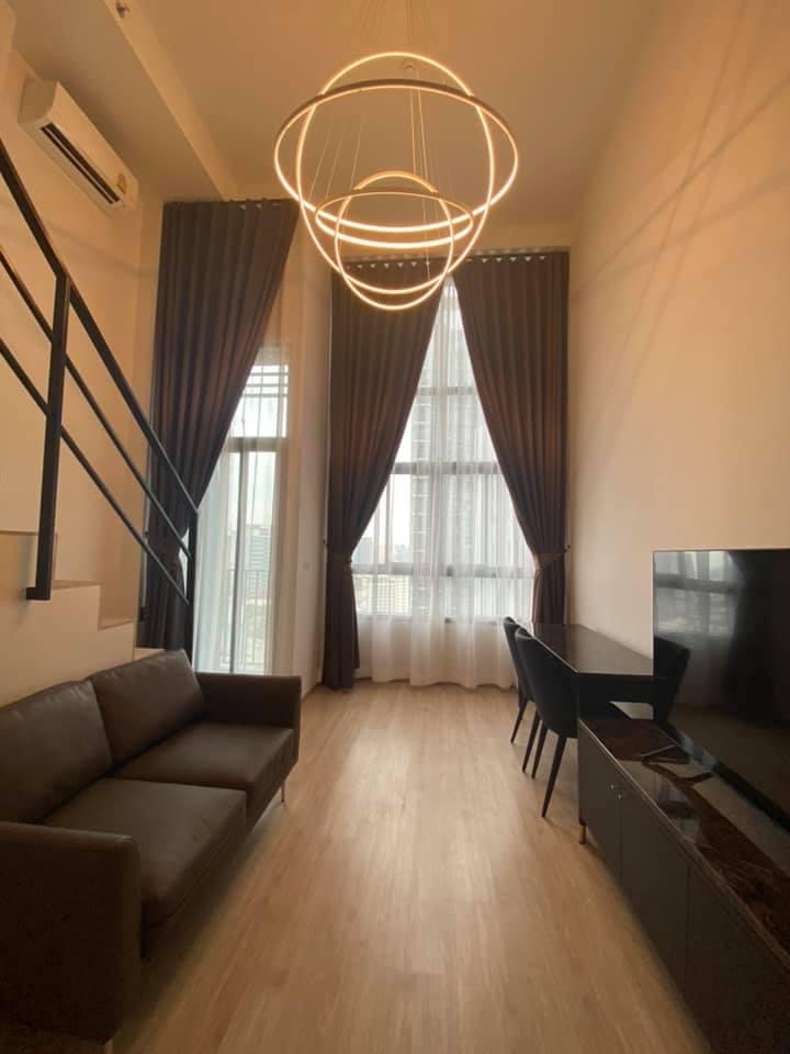 ให้เช่าคอนโดพระราม 9 เพชรบุรีตัดใหม่ RCA : for rent ideo new rama 9 1 bed duplex ❤️🌈