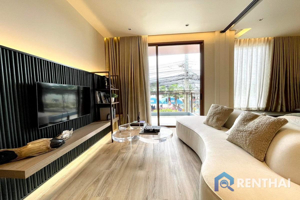 For SaleCondoPattaya, Bangsaen, Chonburi : For sale condo 1 bedroom at Arom Jomtien