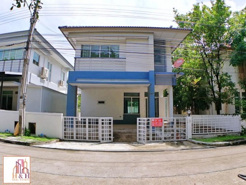 For SaleHouseLadkrabang, Suwannaphum Airport : House for sale, Baan Phrom Phat Village Rama 9-Wongwaen