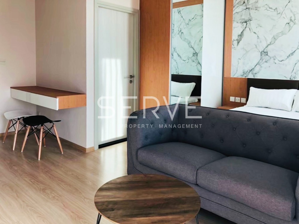 For RentCondoRatchadapisek, Huaikwang, Suttisan : 🔥Studio Large Room Super High Fl 40+ Good View in Ratchada Area MRT Thailand Cultural Centre 80 m. at Noble Revolve Ratchada 2 Condo / For Rent