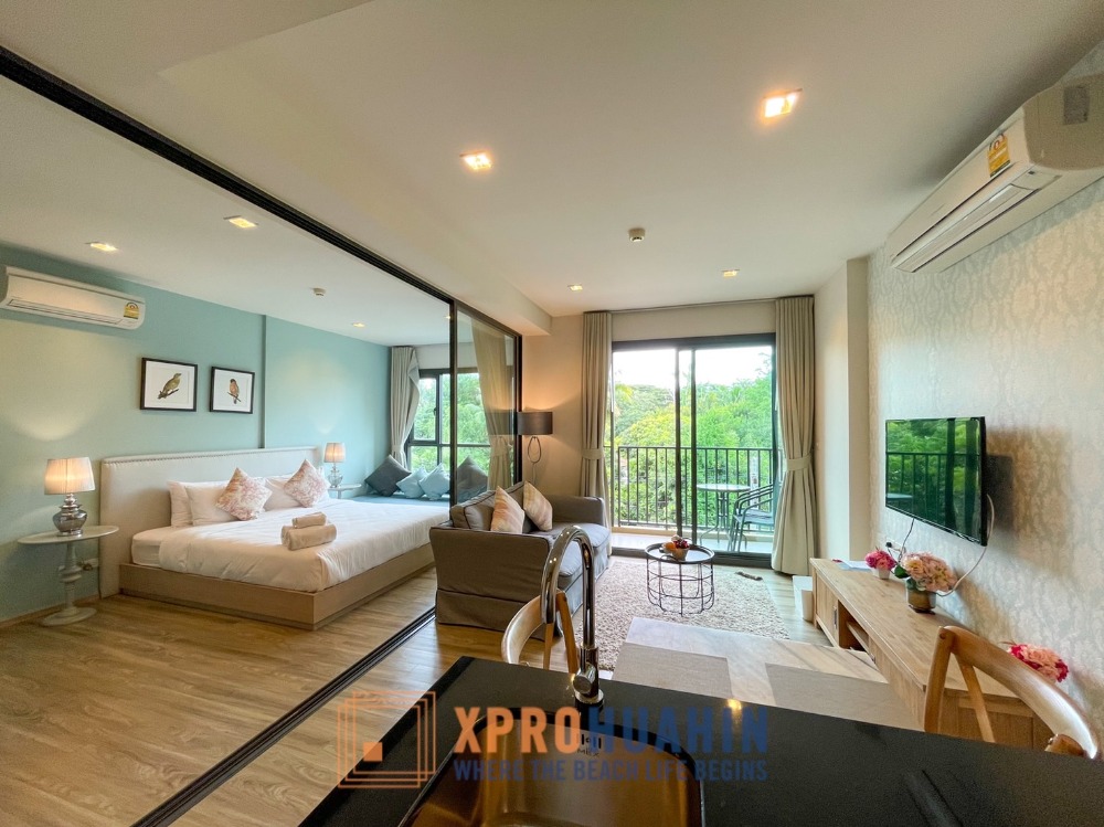 For SaleCondoCha-am Phetchaburi : Spacious 1 Bedroom Condo at Rain Condominium