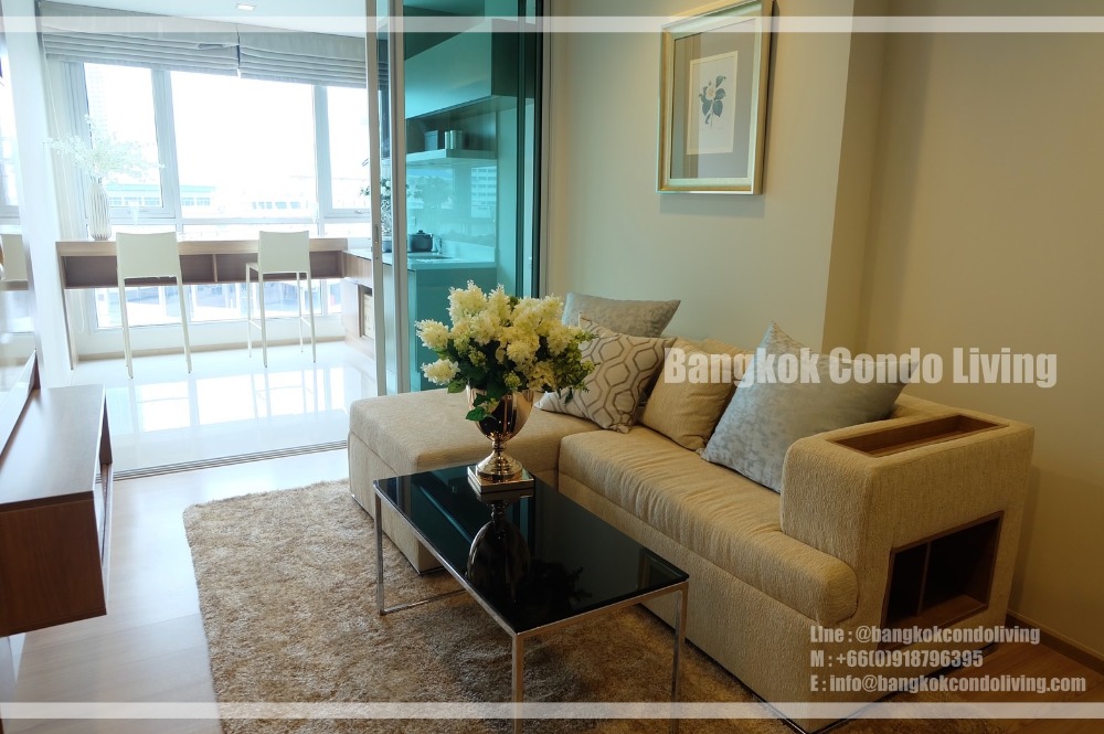 For RentCondoSathorn, Narathiwat : Rhythm Sathorn for Rent! 1 bedroom, nice decoration, good price, prime location