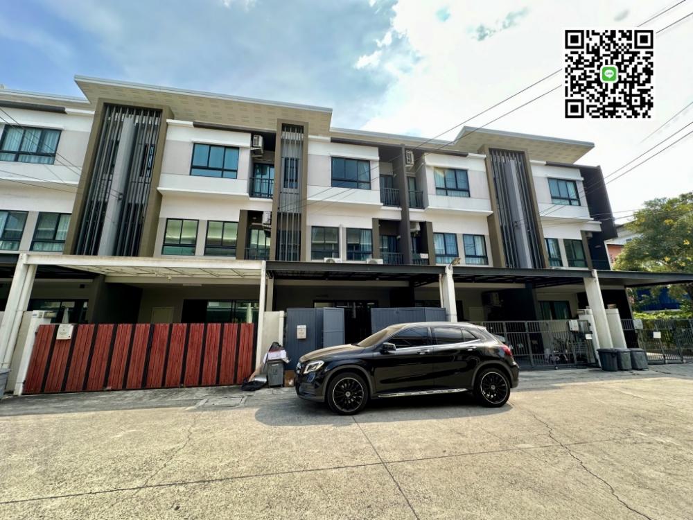 For SaleTownhouseNawamin, Ramindra : 3-story townhome for sale, Patio project, Patio Ramindra, next to Watcharaphon Road, near the expressway and Plearnary Mall.