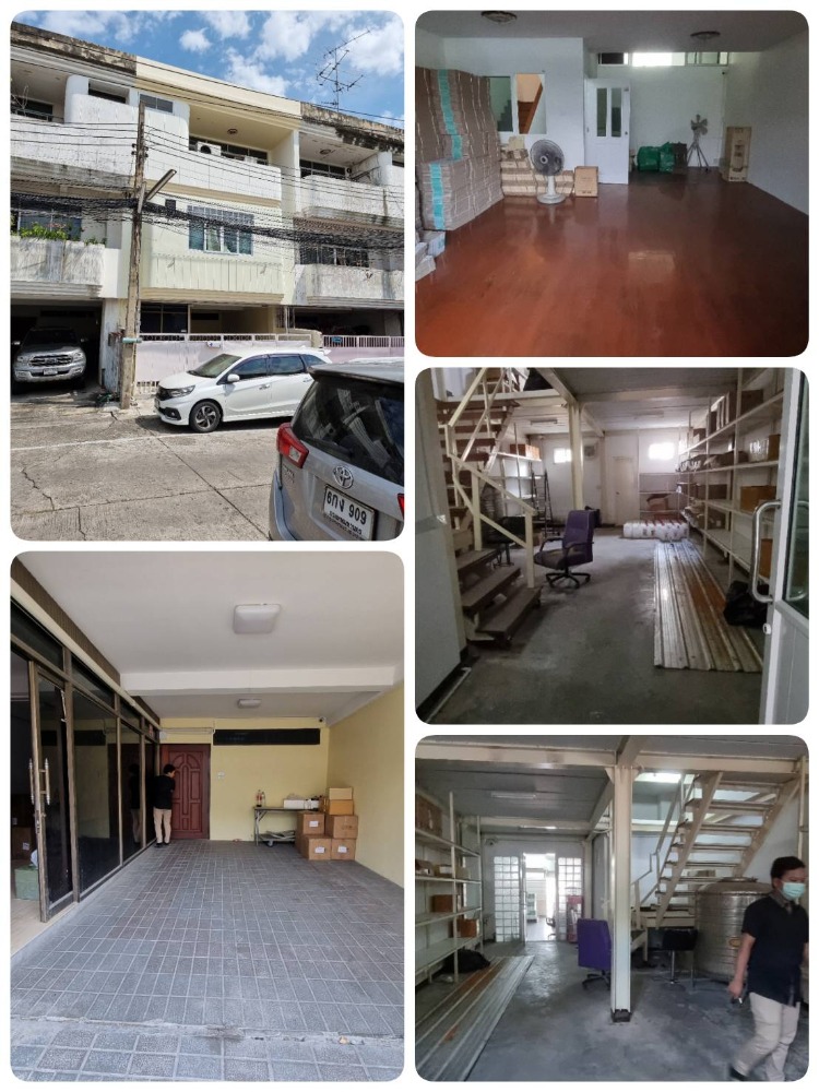 For RentHome OfficeRatchadapisek, Huaikwang, Suttisan : Home office with warehouse, 3 and a half floors, size 39 sq m., Sailom Home Office Village, Soi Inthamara 8, location in the heart of the city. Suitable for an office and residence near BTS Saphan Khwai, Bang Sue Central Station, etc.