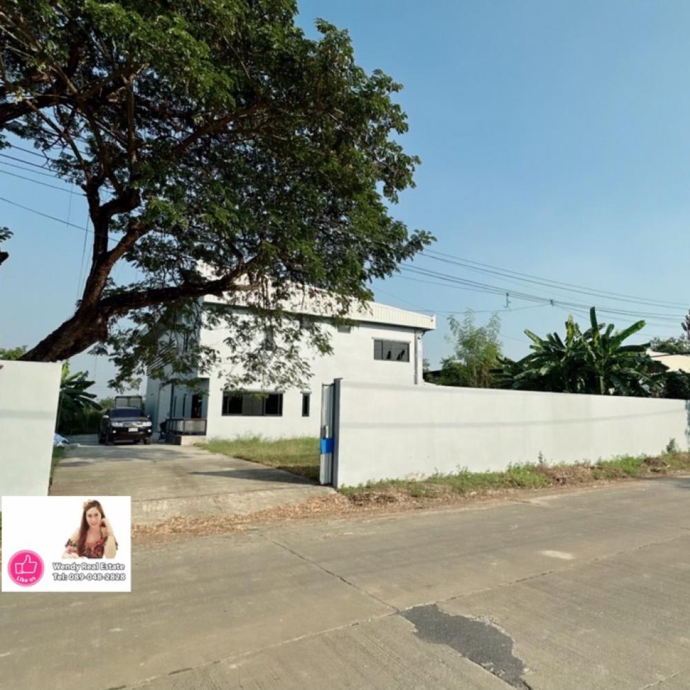 For SaleFactoryMin Buri, Romklao : Warehouse for sale, Nong Chok, convenient transportation, multiple entry and exit routes, connecting to Suwinthawong Road, Nimit Mai, Nong Chok, Min Buri, 438 sq m., 1 rai