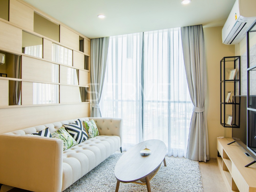 For SaleCondoSukhumvit, Asoke, Thonglor : 2 Beds Nice Decorate Corner Unit on High Fl. with Unblock View Close to BTS Asok & MRT Sukhumvit at Noble Recole Sukhumvit 19 Condo / For Rent & Sale