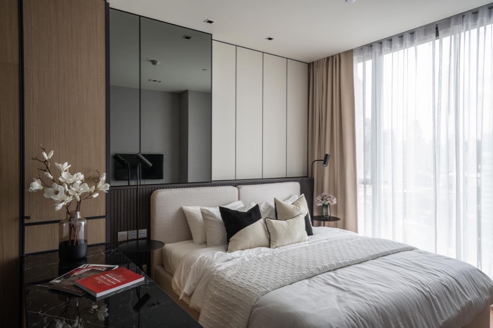 ให้เช่าคอนโดสุขุมวิท อโศก ทองหล่อ : Super Luxury condo in Thonglor for rent Beatniq Sukhumvit 32 1 bedroom modern style