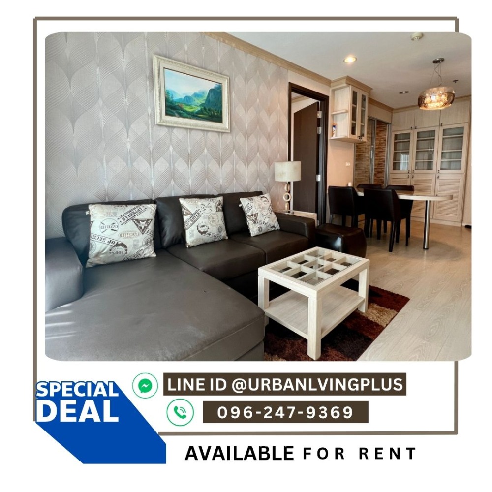 For RentCondoSathorn, Narathiwat : ( U20250131500 )  Tel/Line 096-2479369 ✨ FOR RENT Rhythm Sathorn - Narathiwas 2 bedroom 1 bathroom 55 SQ.M.