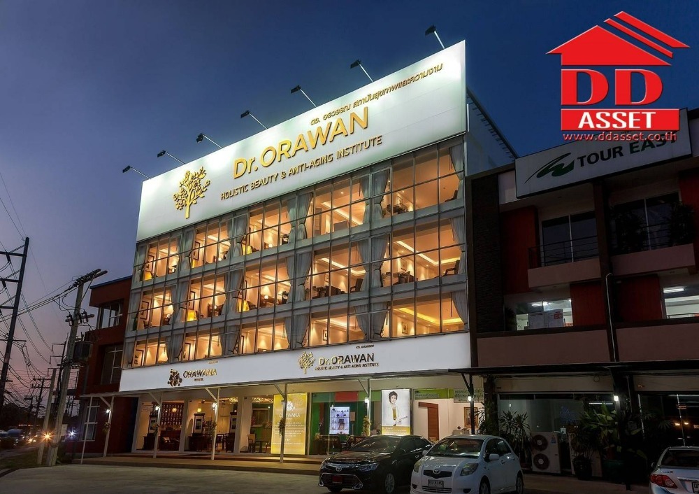 For SaleShophousePhuket : 5 storey building for sale, 5 booths in Phuket Town. Near Rawai beach with luxury furniture, clinic, seminar room, fitness center