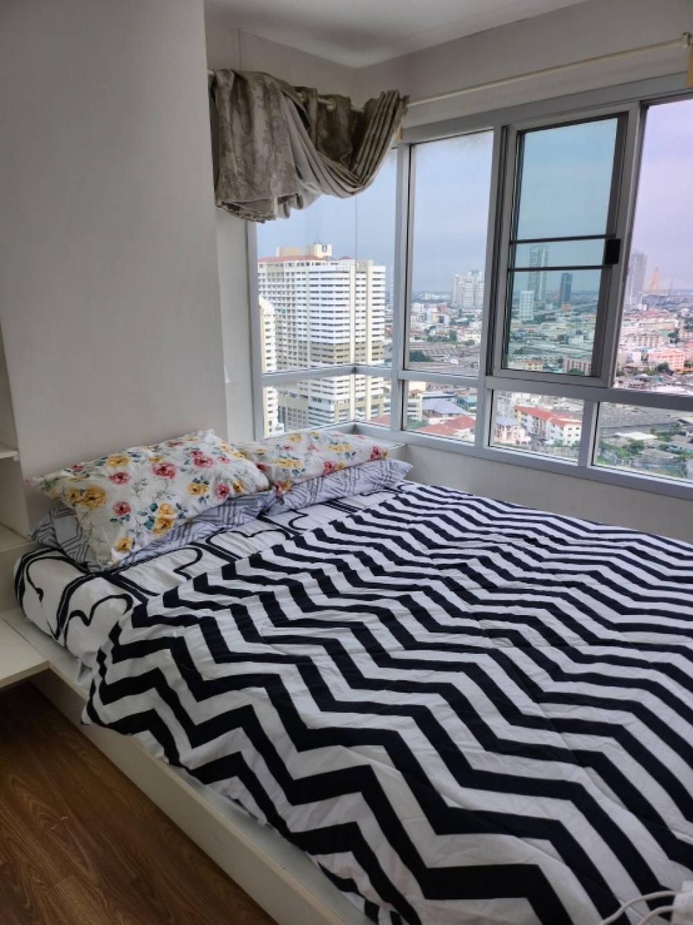 For RentCondoRama3 (Riverside),Satupadit : **For Rent** Condo THE TRUST RESIDENCE RATCHADA-RAMA 3, size 30, 25th floor, beautiful view of the Chao Phraya River. All electrical appliances are ready