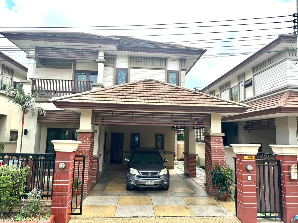 For SaleHouseRama5, Ratchapruek, Bangkruai : Resort style detached house for sale. Suchawalai Village, Rama 5