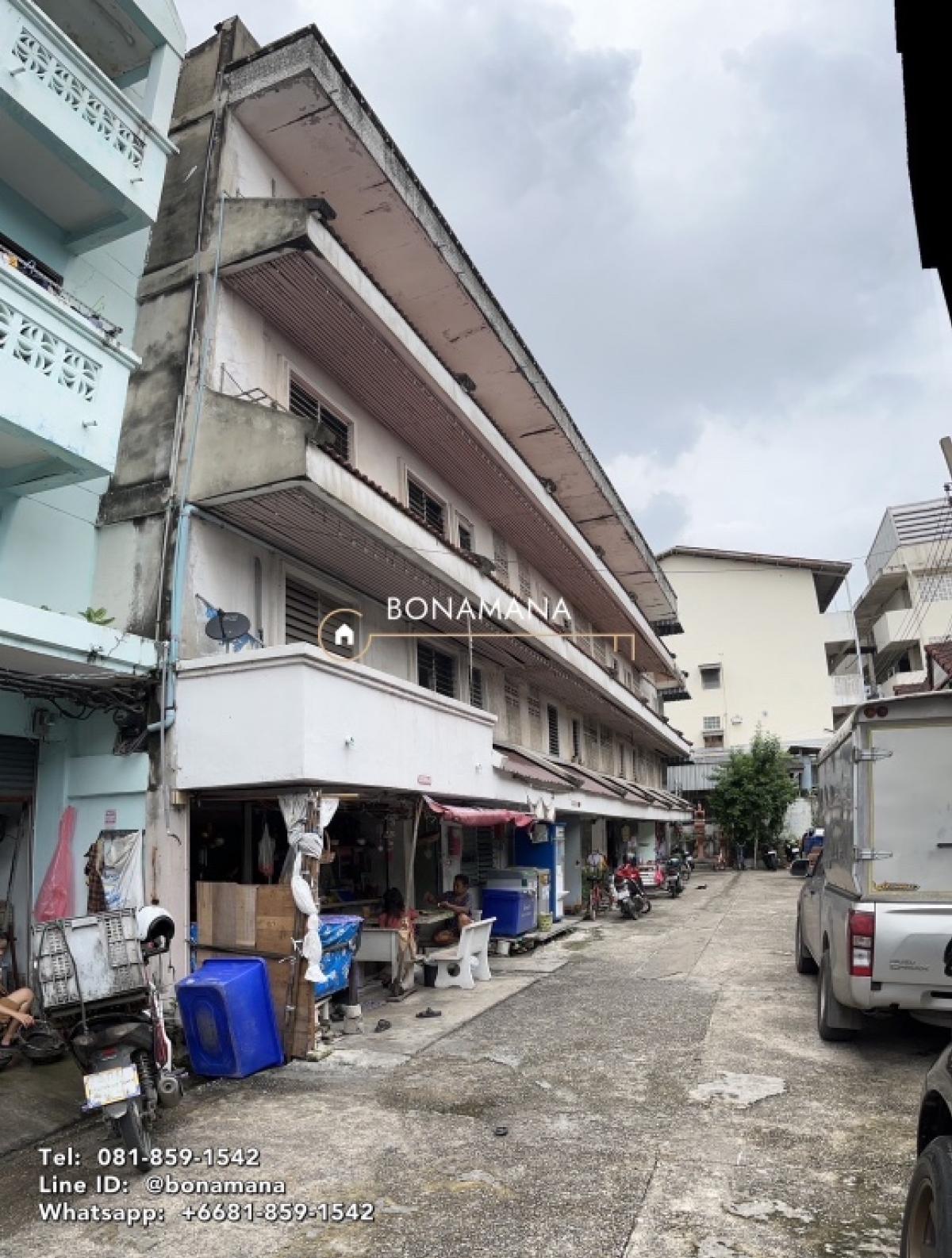 For SaleShophouseEakachai, Bang Bon : Dormitory for sale, commercial building, 7 rooms, Nong Khaem-Bang Bon Sai Kao Road.