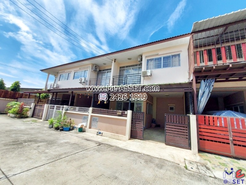 For SaleTownhouseNakhon Pathom : Townhouse for sale in Krathum Lom area, Om Noi, Sakhon Kasem, Petchkasem, Phutthamonthon Sai 4: : Nichakon University 3: 2 floors, 21 sq.wa.: CODE JN-91175