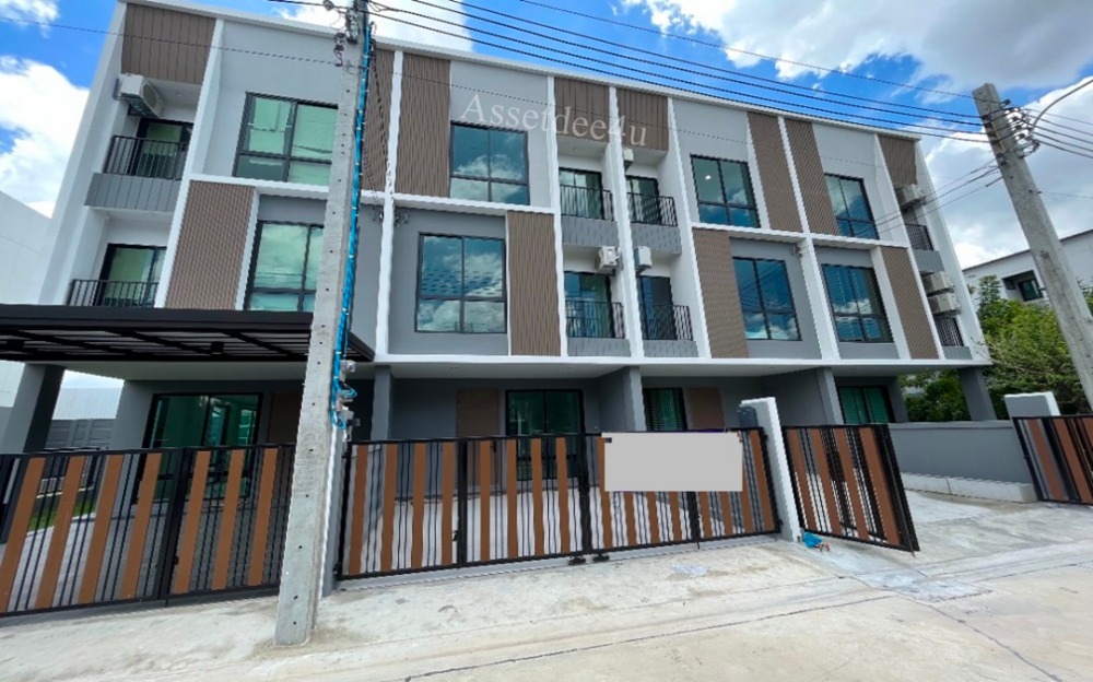 For RentTownhouseVipawadee, Don Mueang, Lak Si : 3-storey townhome / home office for rent, New Noble Connex, Don Mueang, Nue connex