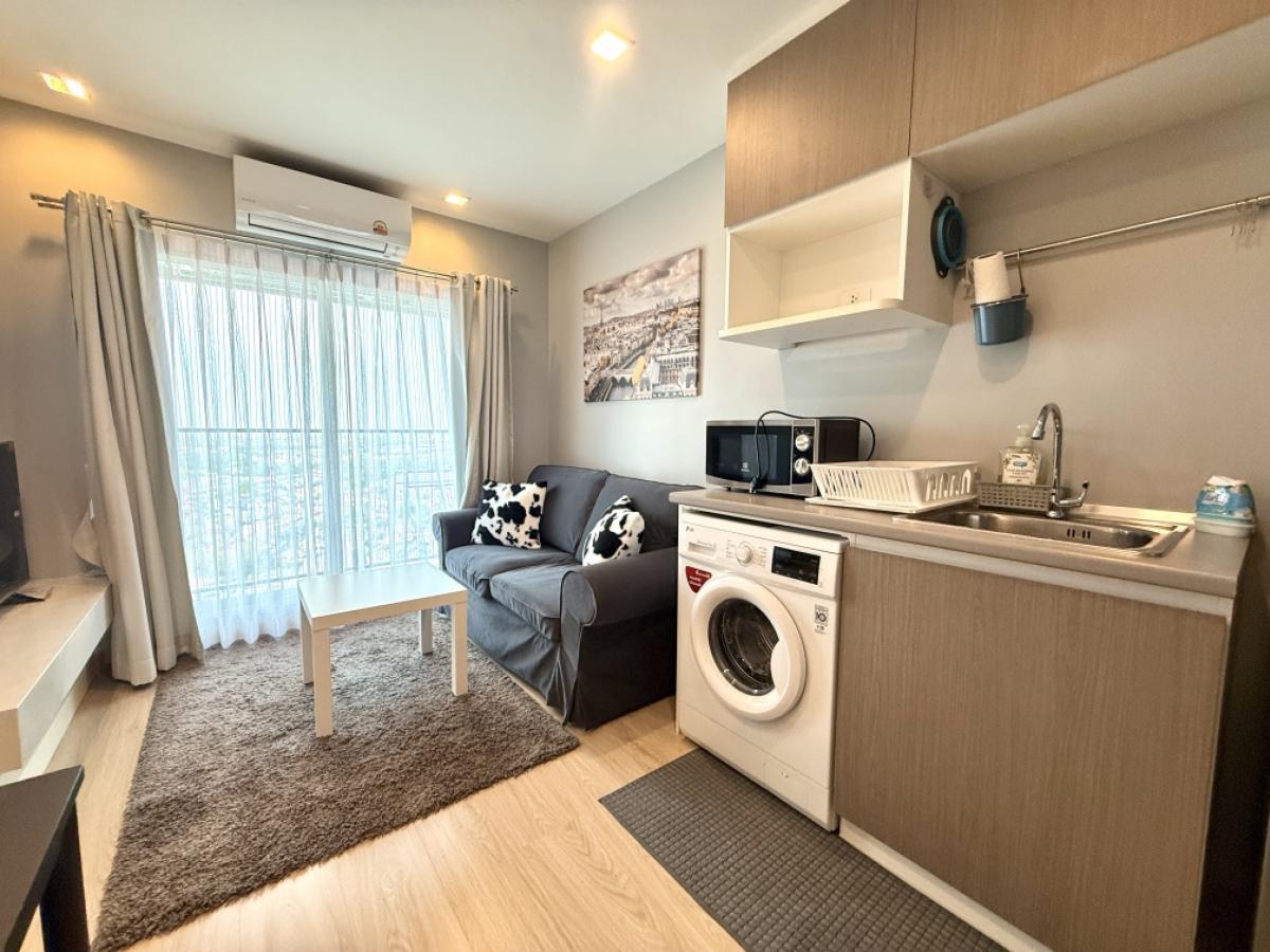 For RentCondoNonthaburi, Bang Yai, Bangbuathong : For Rent!!️ Casa Condo @MRT Sam Yaek Bang Yai, 1 bedroom, 1 bathroom, size 26 sq.m., complete electrical appliances, 2 air conditioners