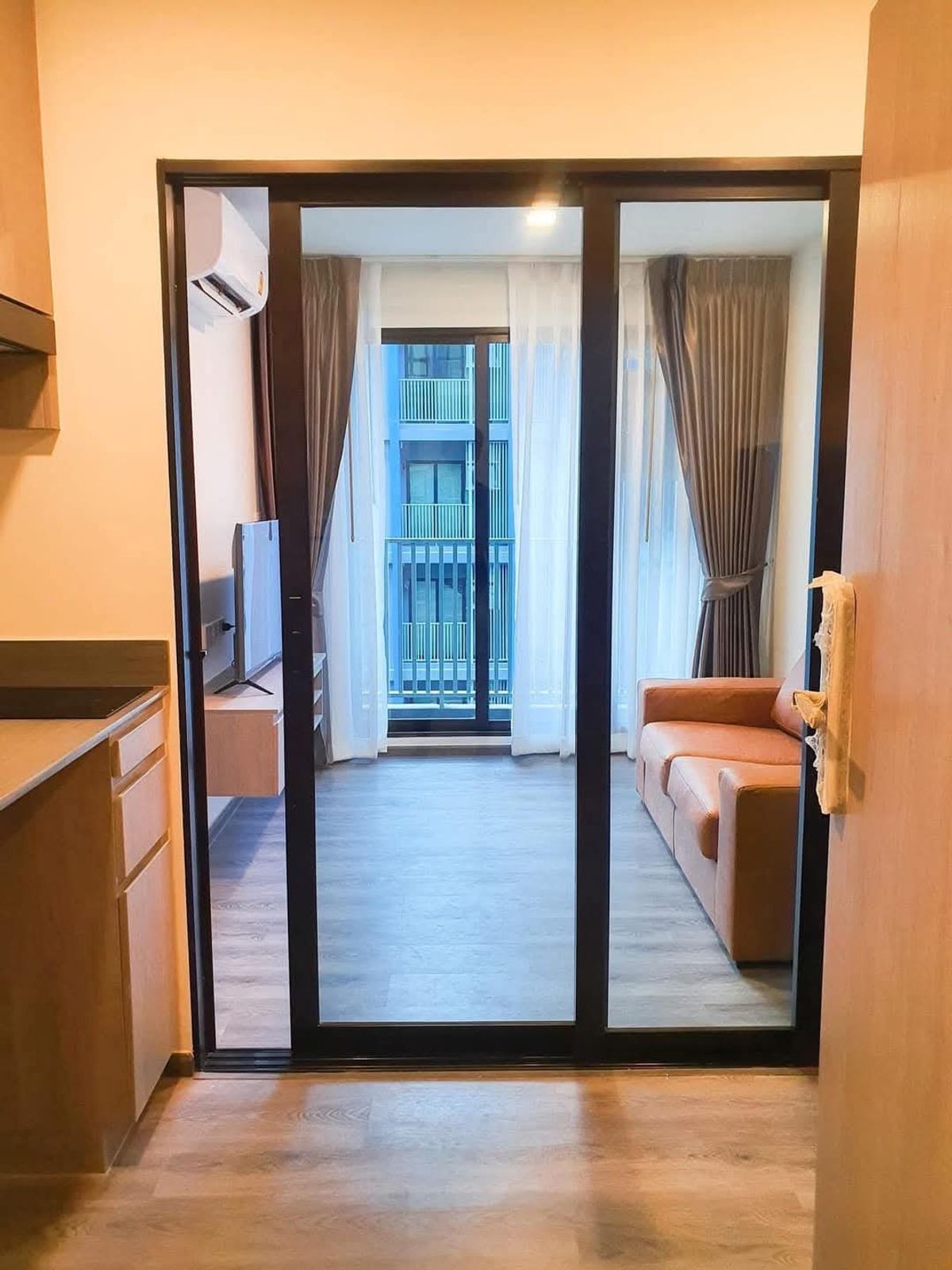 For RentCondoOnnut, Udomsuk : 🛟 Condo for rent: The Origin Onnut (Onnut 26), near BTS Onnut, beautiful room, 27.28 sq m, fully furnished, convenient travel, near the mall, only 12000-