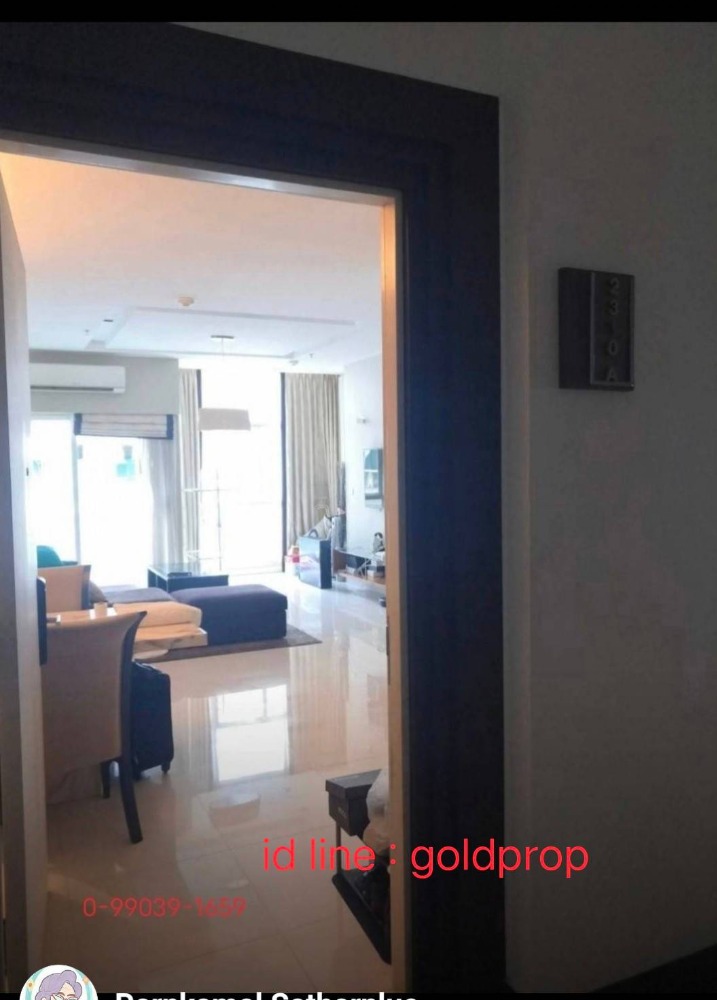 For SaleCondoPattanakan, Srinakarin : Condo for sale on the 23rd floor, 2 bedrooms, 3 bathrooms, near Brighton International School.