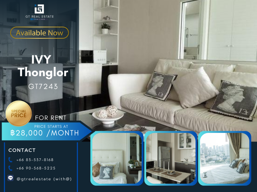 For RentCondoSukhumvit, Asoke, Thonglor : Condo for rent Ivy Thonglor