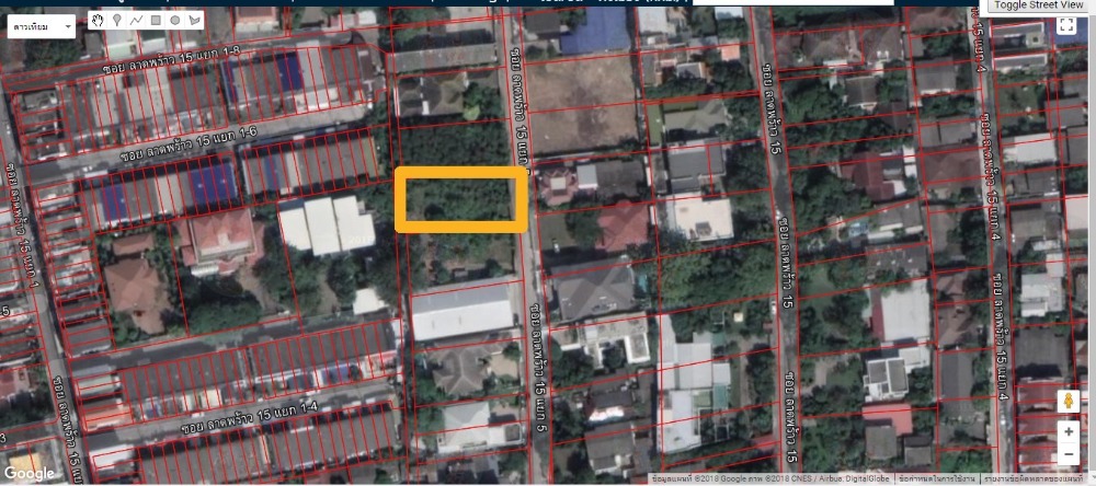 For RentLandLadprao, Central Ladprao : Land for rent, Ladprao 15 Intersection 5