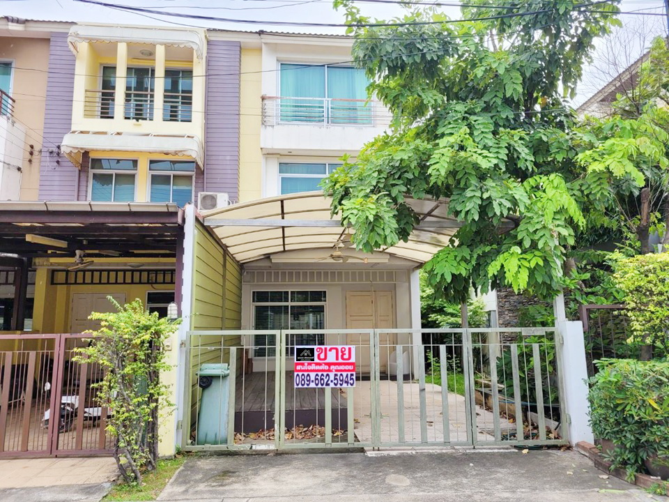 For SaleHouseVipawadee, Don Mueang, Lak Si : 3-storey townhome, Vista Park, Vibhavadi, Don Mueang, Bangkok, area 39 sq m.