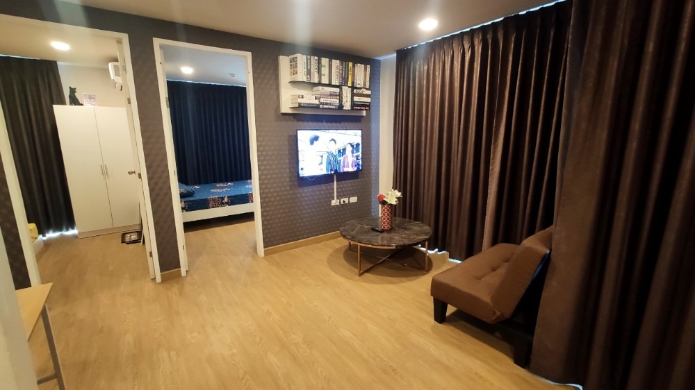 For SaleCondoOnnut, Udomsuk : Sell ​​The Light New York (The light new York) Sukhumvit 64 BTS Punnawithi 2 bedrooms 42.41 sq m. Fully furnished with furniture Phra Khanong District, Bang Chak Subdistrict, Bangkok.