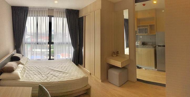 For RentCondoBangna, Bearing, Lasalle : Condo for rent IDEO O2 Building A Fl.10  26 SQ.M. POOL View