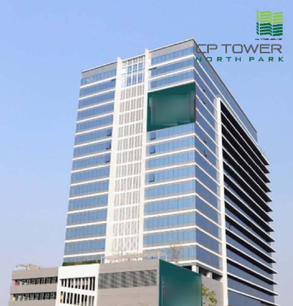 For RentOfficeVipawadee, Don Mueang, Lak Si : Office for rent, office space (Office For Rent), C.P. Tower North Park Building (CPTower North Park), size 189 - 5,100 sq.m. (starting price 390 baht / sq.m.) near Red Line BTS: Thung Song Hong, Lak Si, Chaengwattana