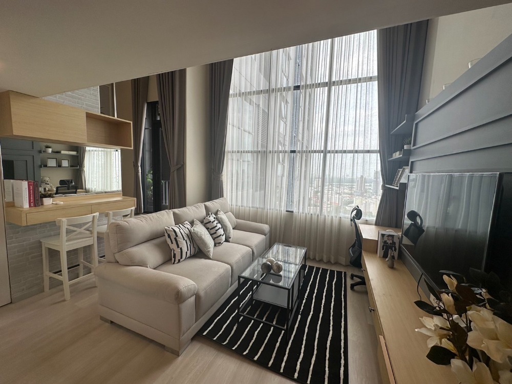 ให้เช่าคอนโดสาทร นราธิวาส : Knightsbridge Prime Sathorn⭐ห้อง Duplex 40 ตร.ม⭐ใกล้ BTS ช่องนนทรี