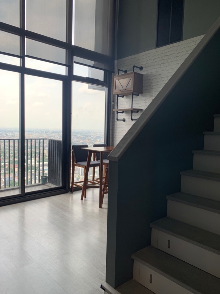 ให้เช่าคอนโดอ่อนนุช อุดมสุข : for rent The Line 101 1 bed duplex high floor 🌿🌤