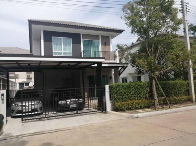 For SaleHousePathum Thani,Rangsit, Thammasat : Sell / rent a 2-storey detached house, Centro Phahon - Vibhavadi, 53 square wah, Khlong Nueng, Pathum Thani, with clubhouse, swimming pool, fitness center, fully furnished, ready to move in